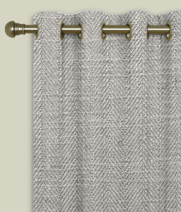 Eyelet Curtains Henley Flannel