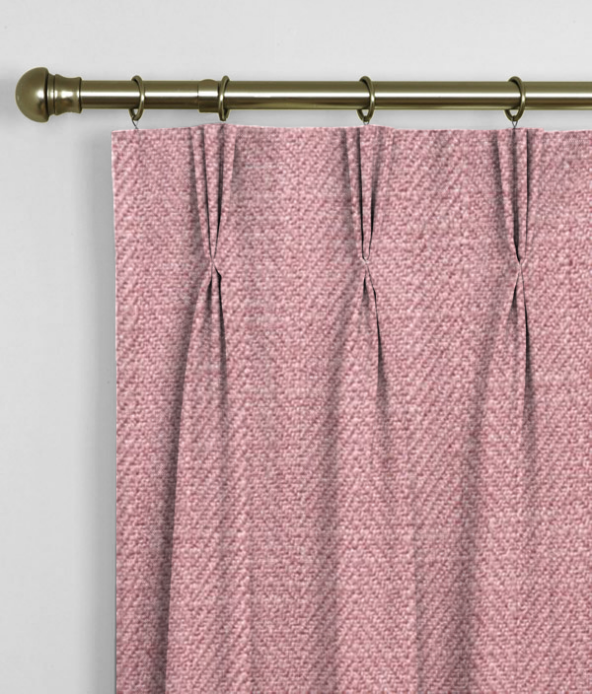 Pinch Pleat Curtains Henley Peony