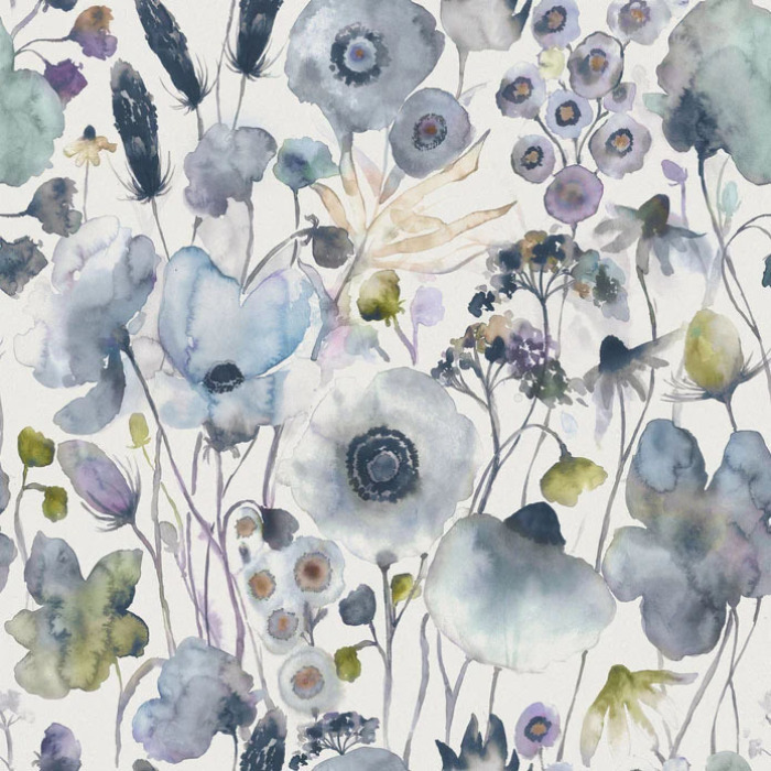 Hibbertia Crocus Cream Fabric by Voyage