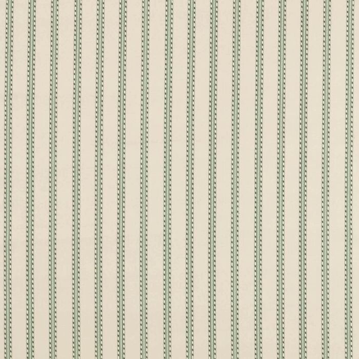 Holland Park Stripe Outdoor Sage/Linen Fabric by Morris & Co