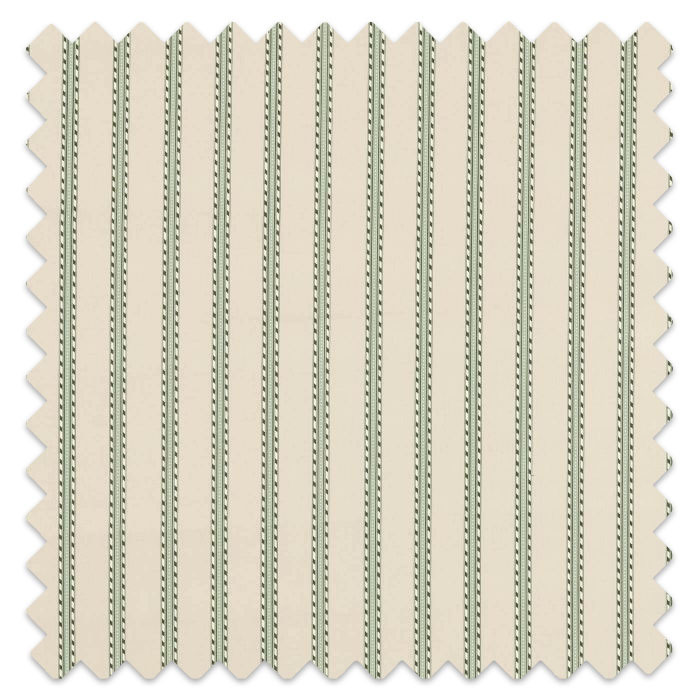 Swatch of Holland Park Stripe Outdoor Sage/Linen