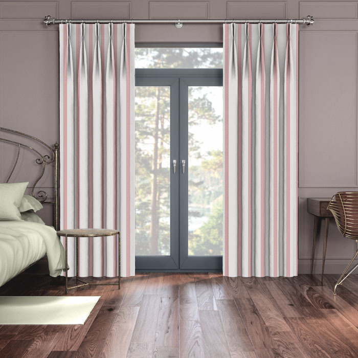 Curtains in Newport Raspberry by iLiv