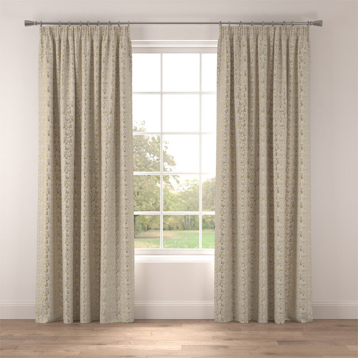 Curtains in Olympia Antique Gold by Belfield Home