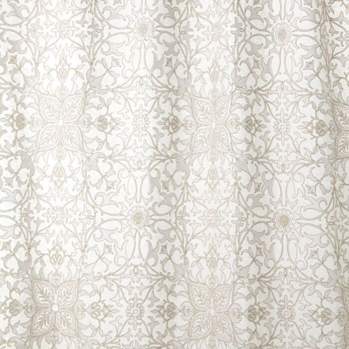 Pure Net Ceiling Embroidery Paper White Fabric by Morris & Co