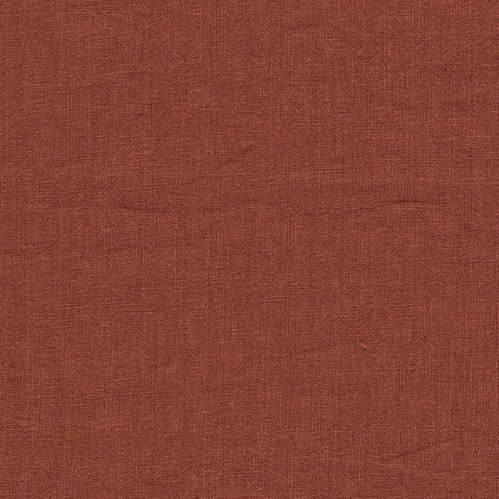 Rue Linen Brick Fabric by Sanderson