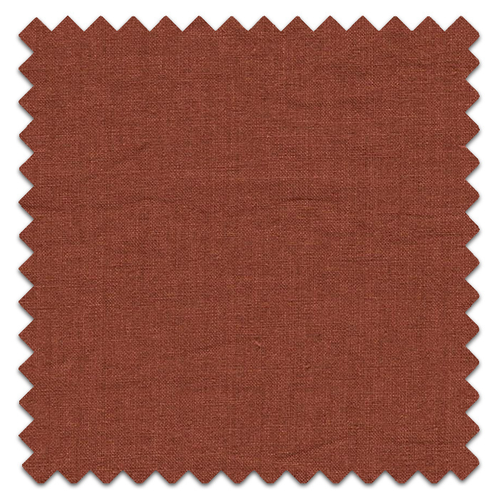 Swatch of Rue Linen Brick