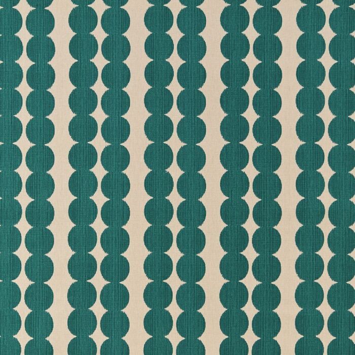 Segments Teal Fabric by iLiv