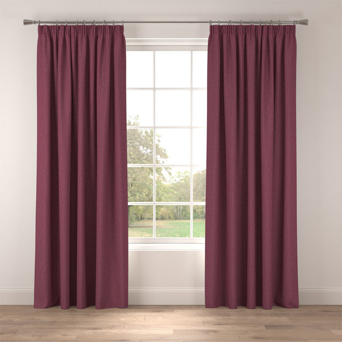 Curtains in Tabert Berry by Belfield Home