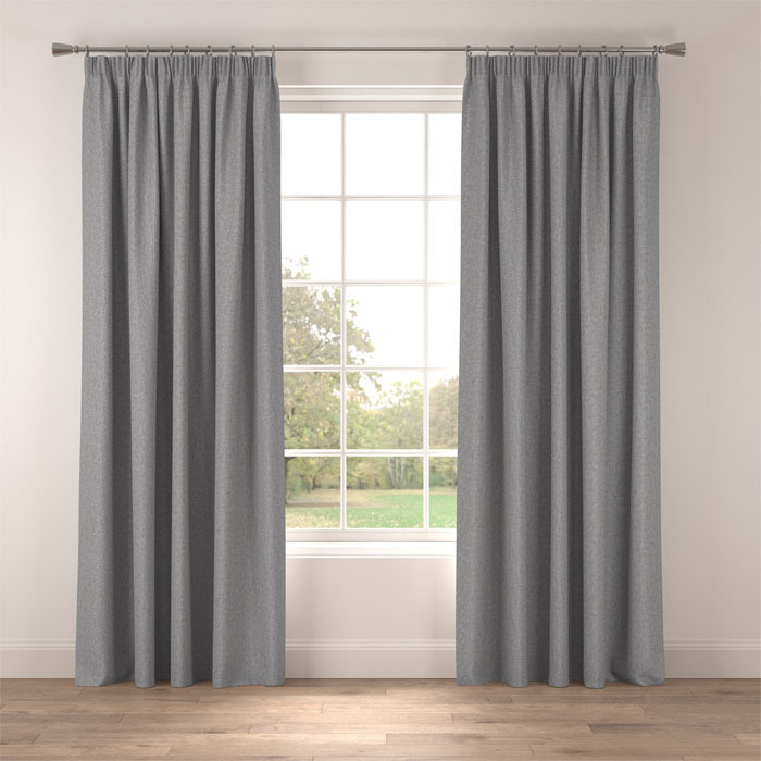 Curtains in Tabert Dove Grey by Belfield Home