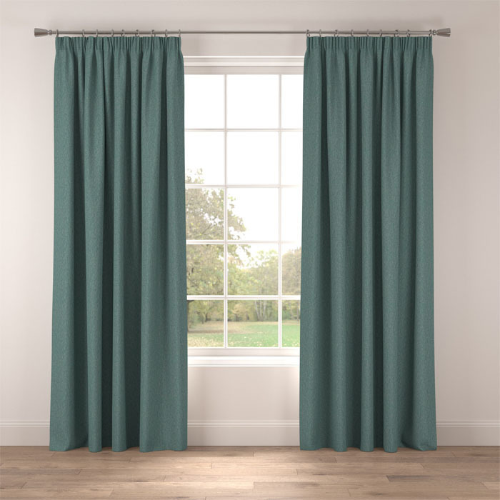 Curtains in Tabert Teal by Belfield Home