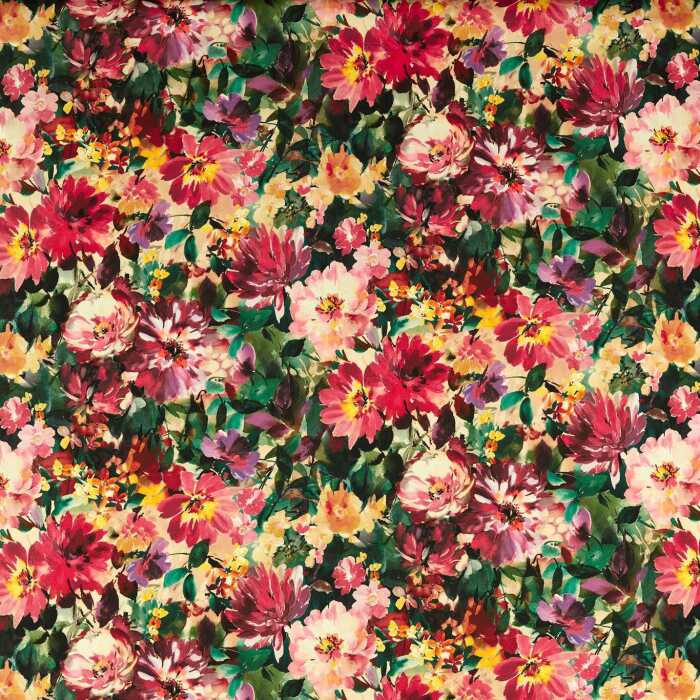 Tahiti Outdoor Fuchsia Fabric by Clarke And Clarke