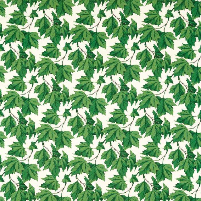 Dappled Leaf Emerald Fabric by Harlequin