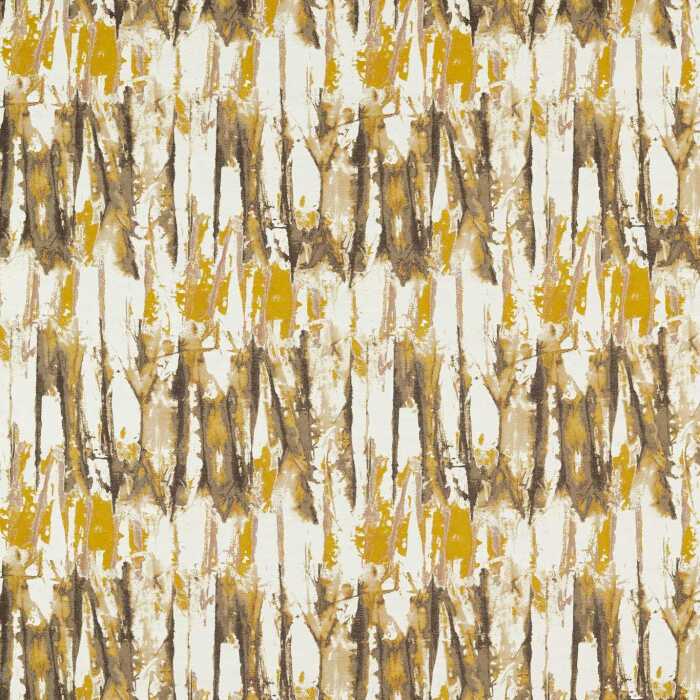 Eco Takara Ochre/Temple Grey Fabric by Harlequin