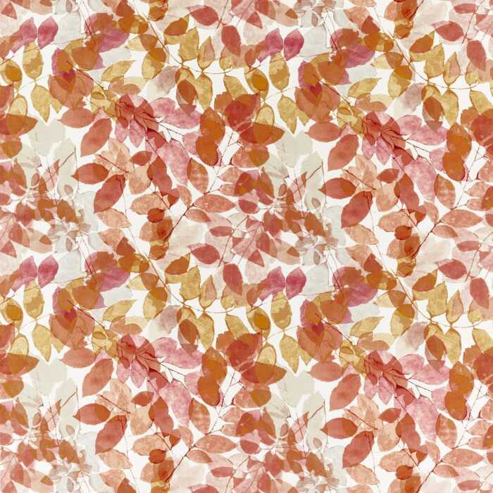 Expose Rosewood/Saffron/Parchment Fabric by Harlequin