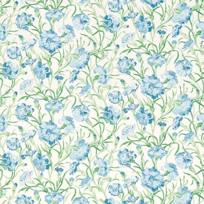 Fleur De Joie Sky/Forest Fabric by Harlequin