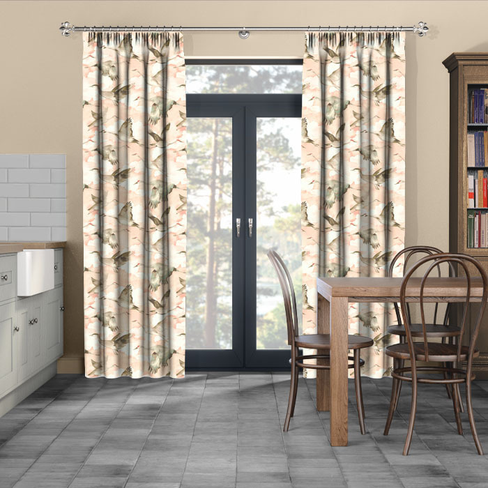 Curtains in Flyway Blush