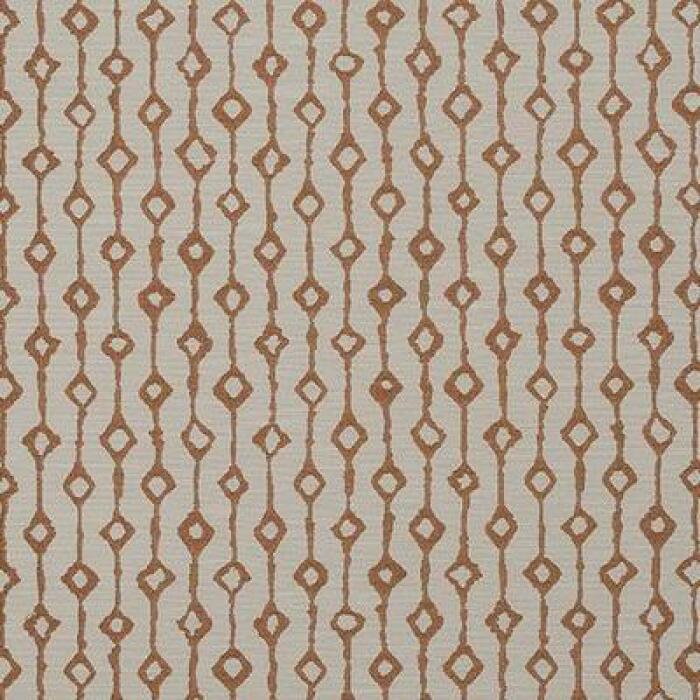 Made To Measure Roman Blinds Debussy Burnt Orange Flat Image