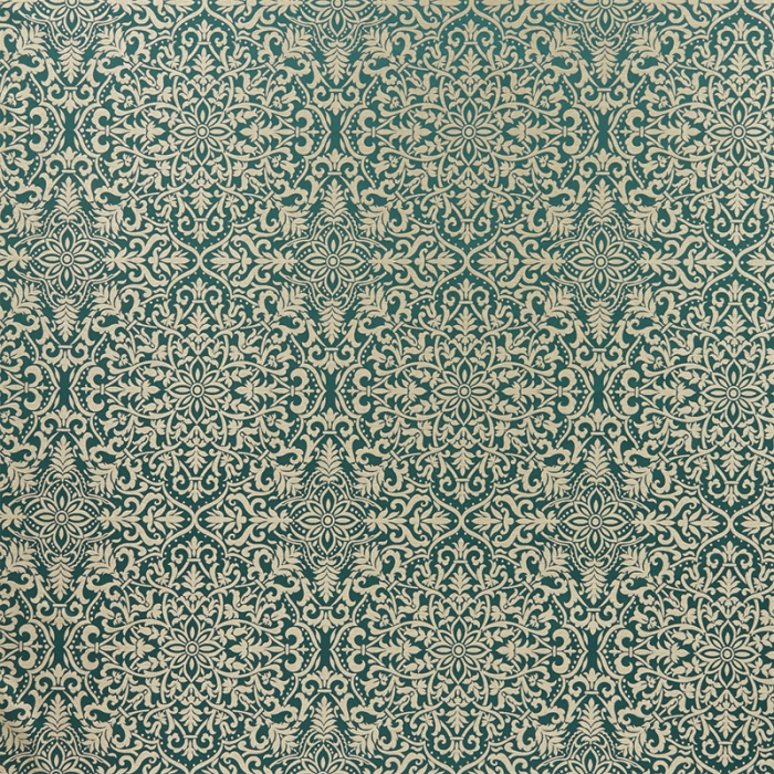 Made To Measure Curtains Brocade Teal Flat Image