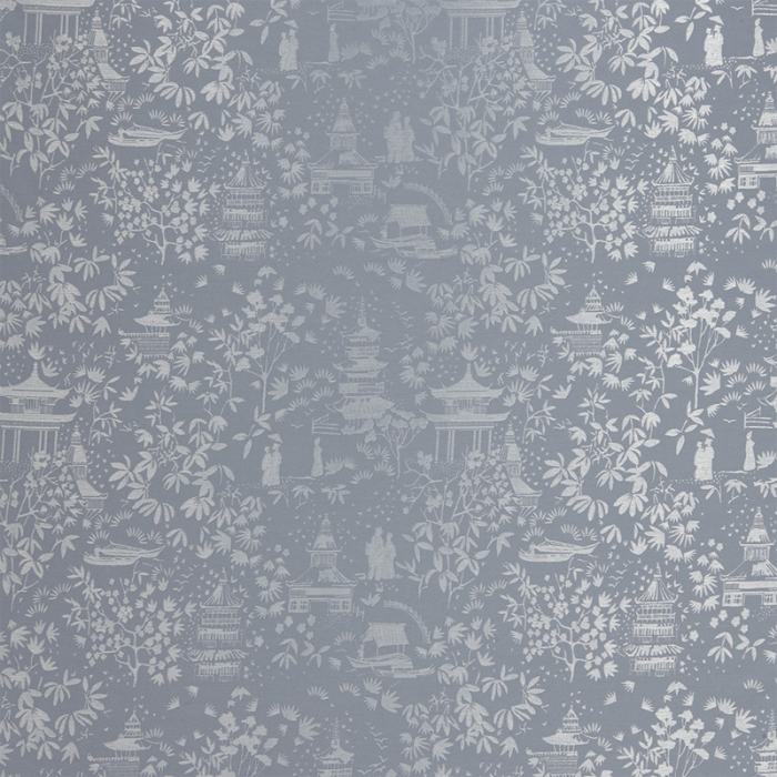 Made To Measure Curtains Chinoiserie Delft Flat Image