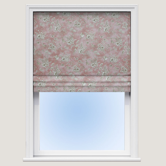 Made To Measure Roman Blinds Finch Toile Rose