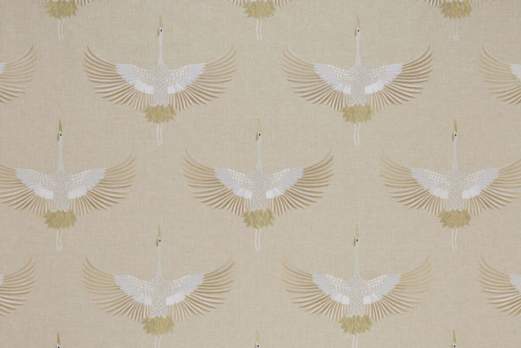 Made To Measure Curtains Demoiselle Gold Flat Image