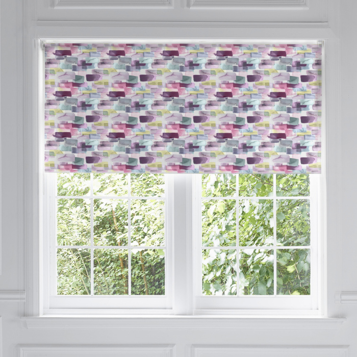 Roller Blind in Arran Blackout Amethyst