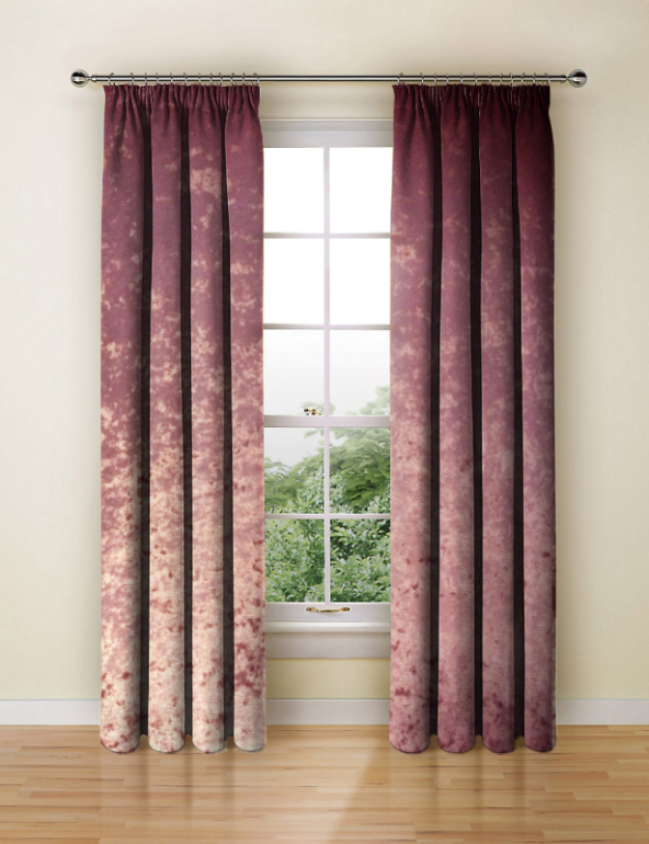 Made To Measure Curtains Palladium Crushed Velvet Mulberry 1