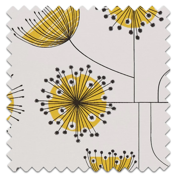 Swatch of Dandelion Mobile Sunflower Yellow