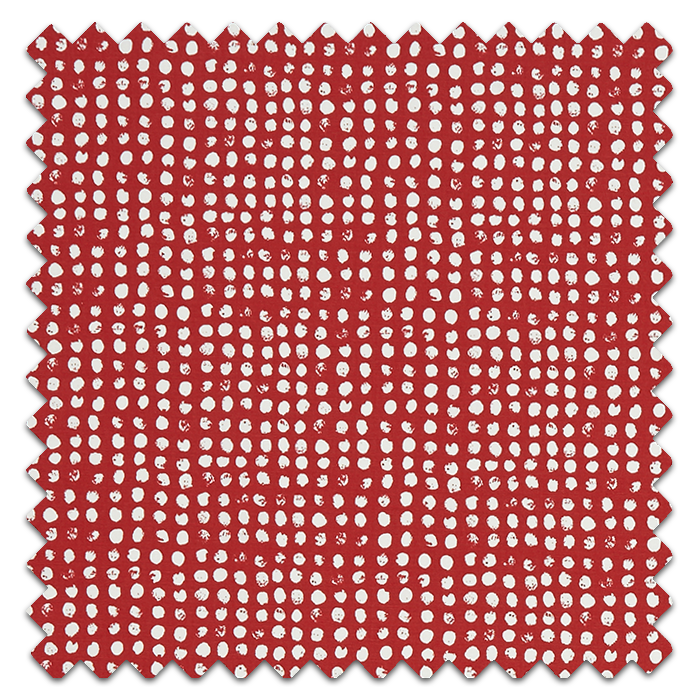  Roman Blind Dot Dot Scarlet Fabric Sample