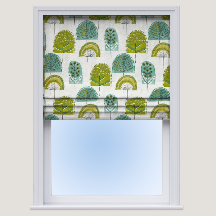 Made To Measure Roman Blind Scandi Wood Kiwi