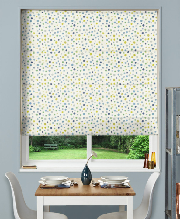Made To Measure Roman Blind Whitby Azure