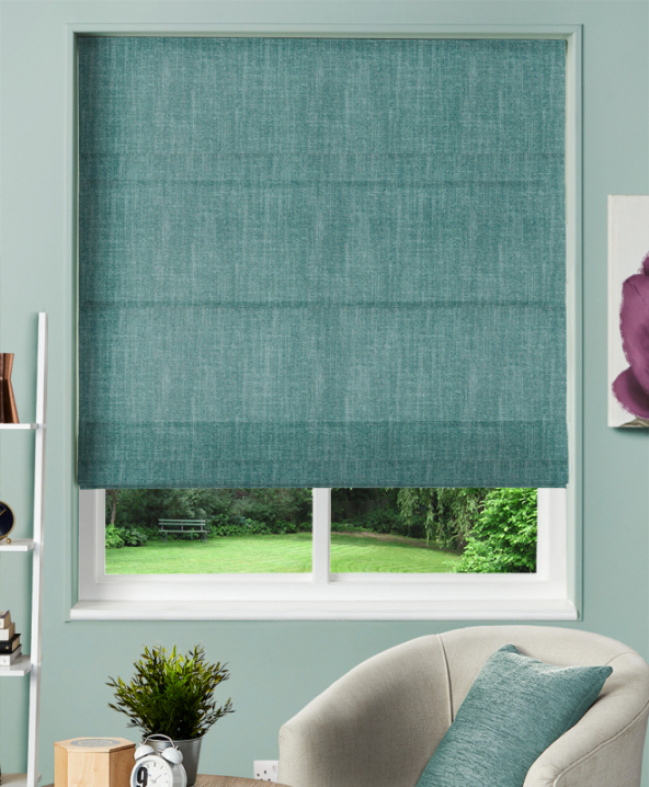 Made To Measure Roman Blinds Enzo Teal