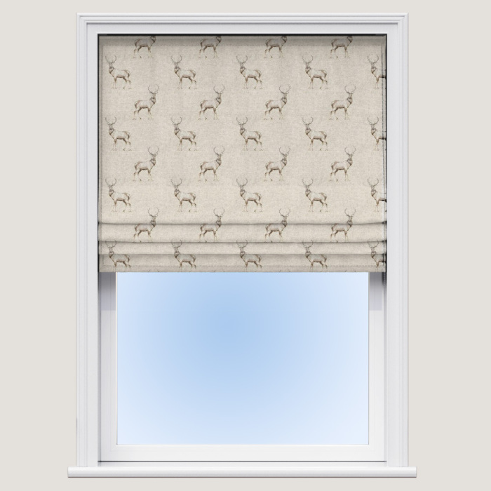 Glencoe Natural Roman Blind