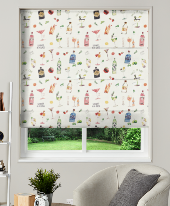 Made To Measure Roman Blinds Happy Hour Cream