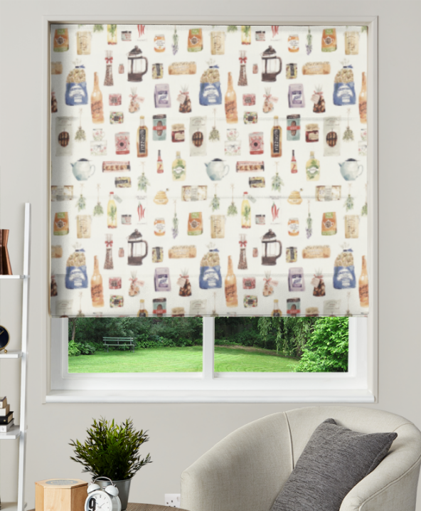 Made To Measure Roman Blinds Pantry Cream