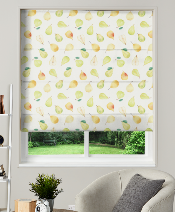Made To Measure Roman Blinds Pears Cream 1