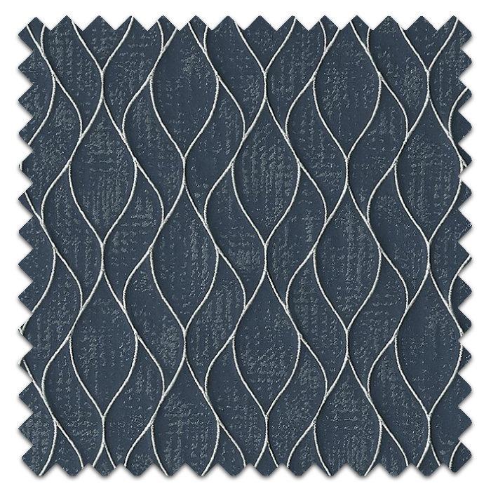 Roman Blinds Ripple Indigo Fabric Samples