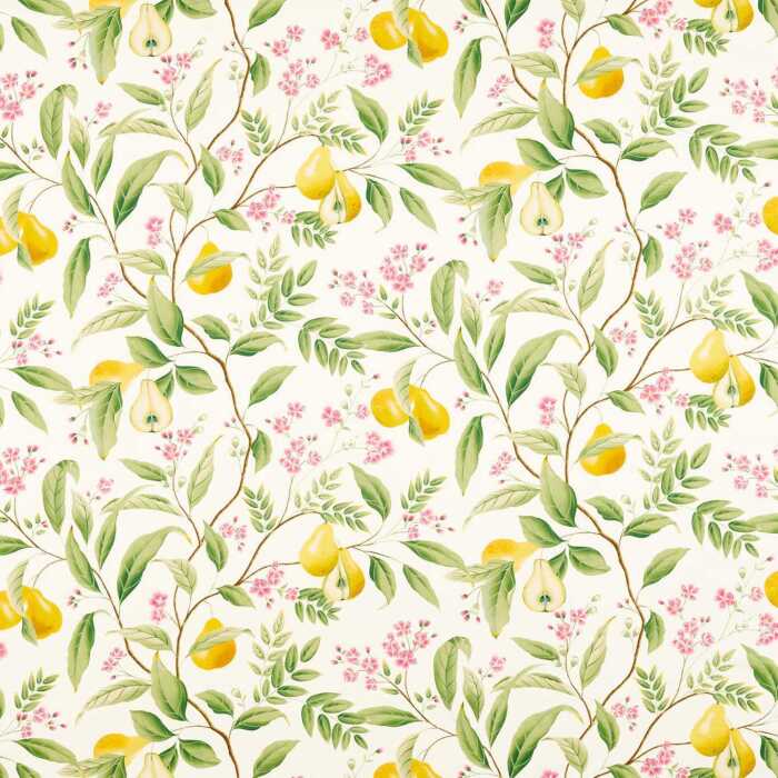 Marie Fig Leaf/Honey/Blossom Fabric by Harlequin