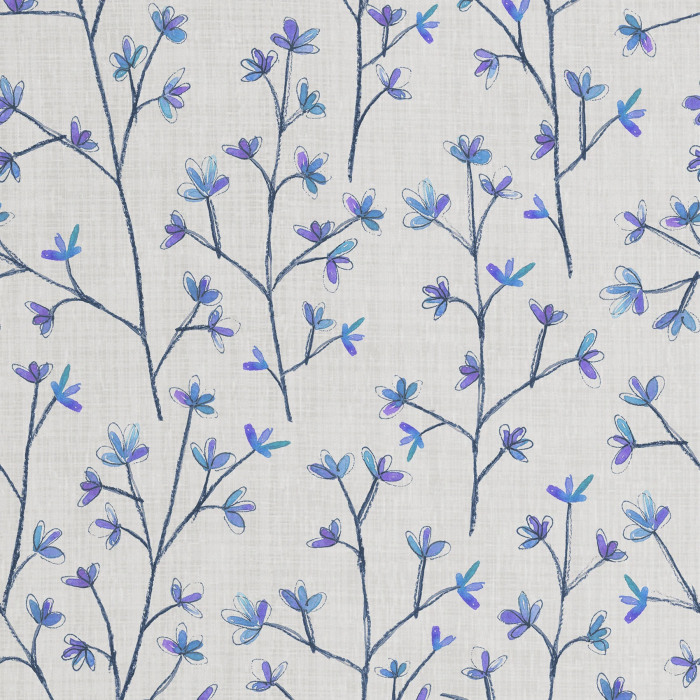 Ophelia Bluebell Fabric