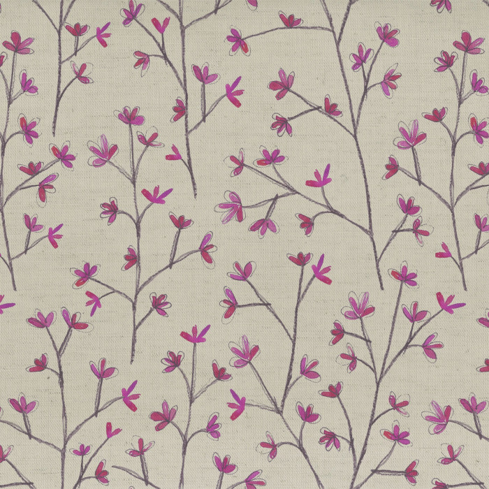 Ophelia Fuchsia Fabric