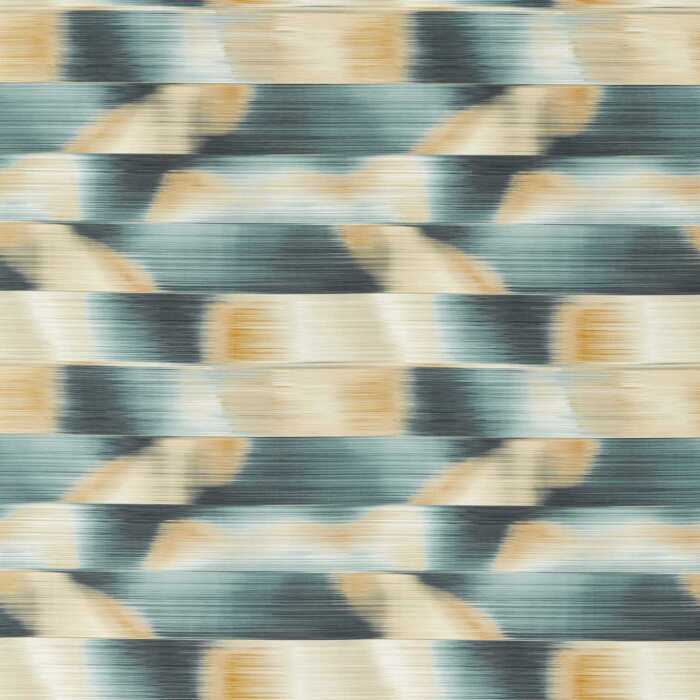 Oscillation Adriatic/Sand Fabric by Harlequin