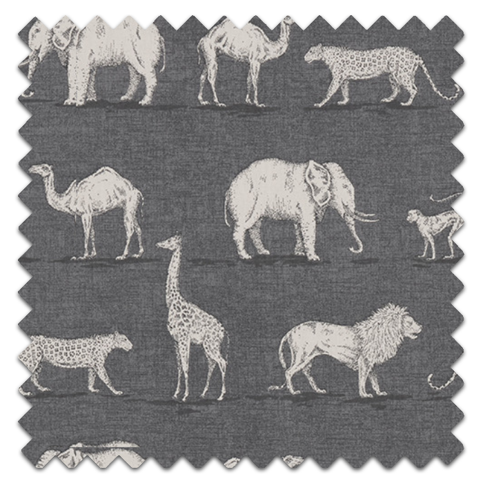 Prairie Animals Lead Roman Blind Fabric Sample