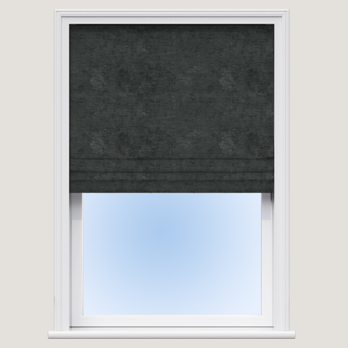 Made To Measure Roman Blind Chenille Coal