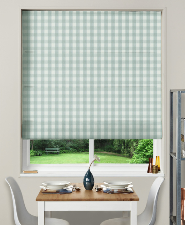 Made To Measure Roman Blind Coniston Duckegg 2