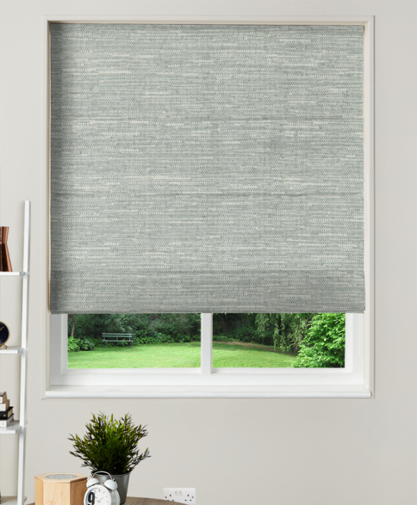 Made To Measure Roman Blind Derwent Silver 1
