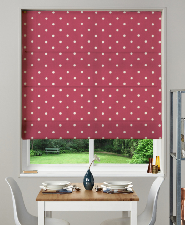 Made To Measure Roman Blind Dotty Multi 1