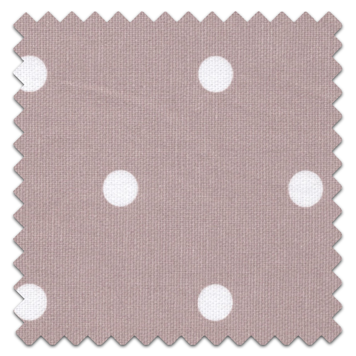  Roman Blind Dotty Taupe Fabric Sample