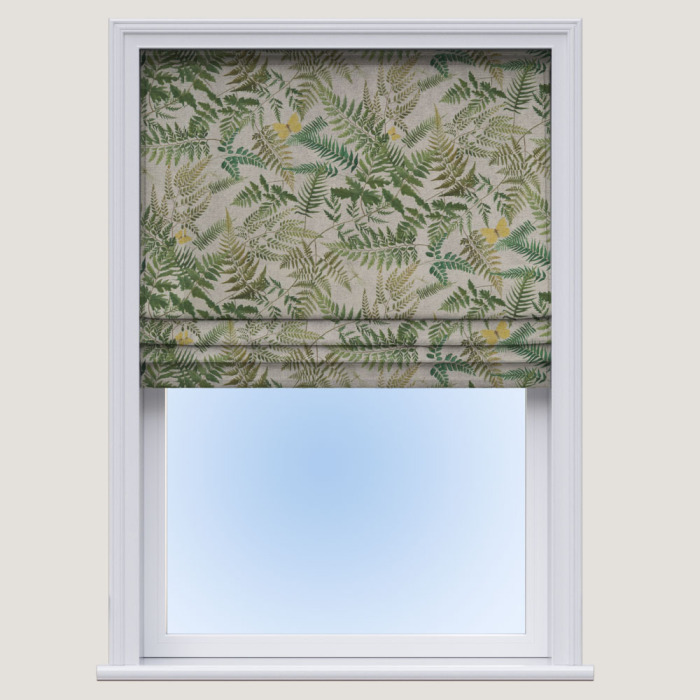 Made to Measure Roman Blind Fern Glade Linen