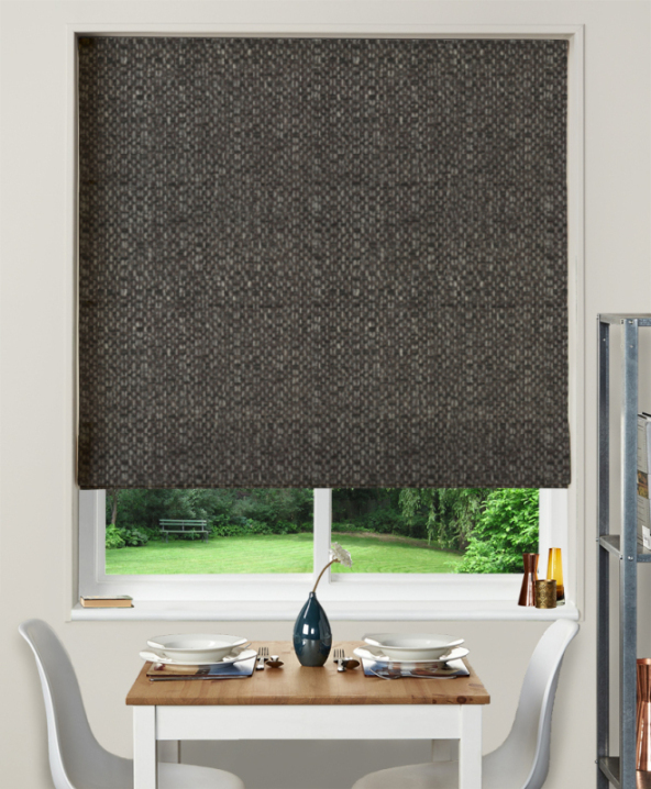 Made to Measure Roman Blind Iona Jet A