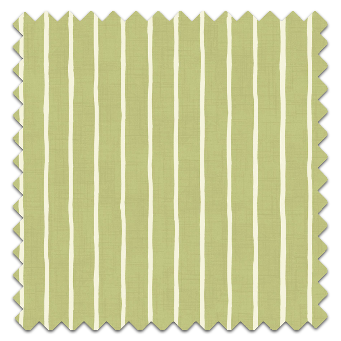 Roman Blind Pencil Stripe Pistachio Fabric Sample